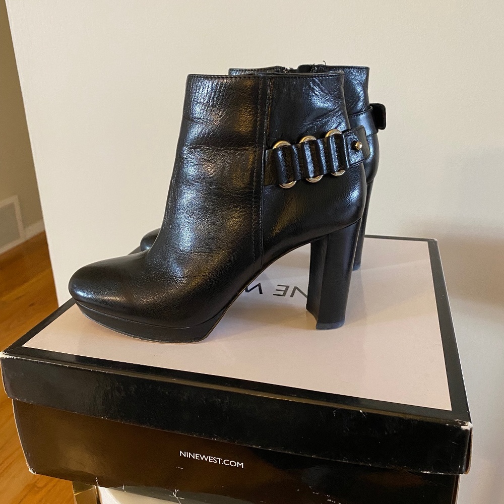 Nine West Black ankle boots